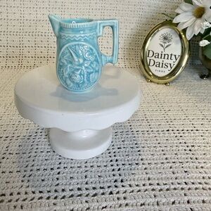 Blue Ceramic Pitcher